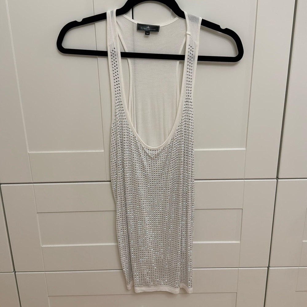 Shiny tank top